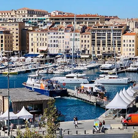 Le Phoceen : T4 Balcon Vue Vieux-port Apartment