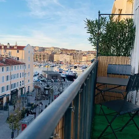 Le Phoceen : T4 Balcon Vue Vieux-port Apartment